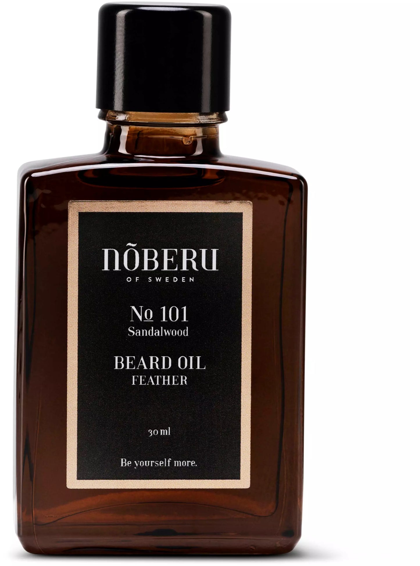 NOBERU No101 Sandelwood BEARD OIL FEATHER 30ML