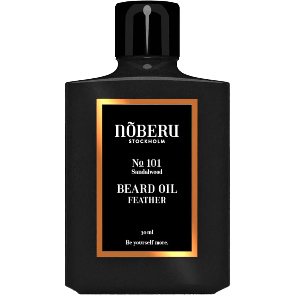 NOBERU No102 Amber-lime BEARD OIL FEATHER 30ML